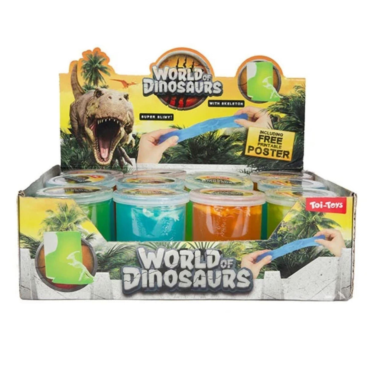 Welt der Dinosaurier, Kitt mit Skelett