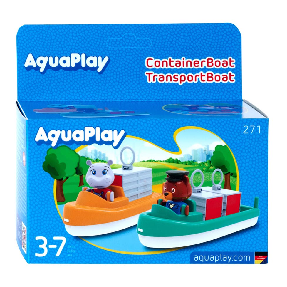 Aquaplay big – Containertransportboot – Wasserbahn-Zubehör
