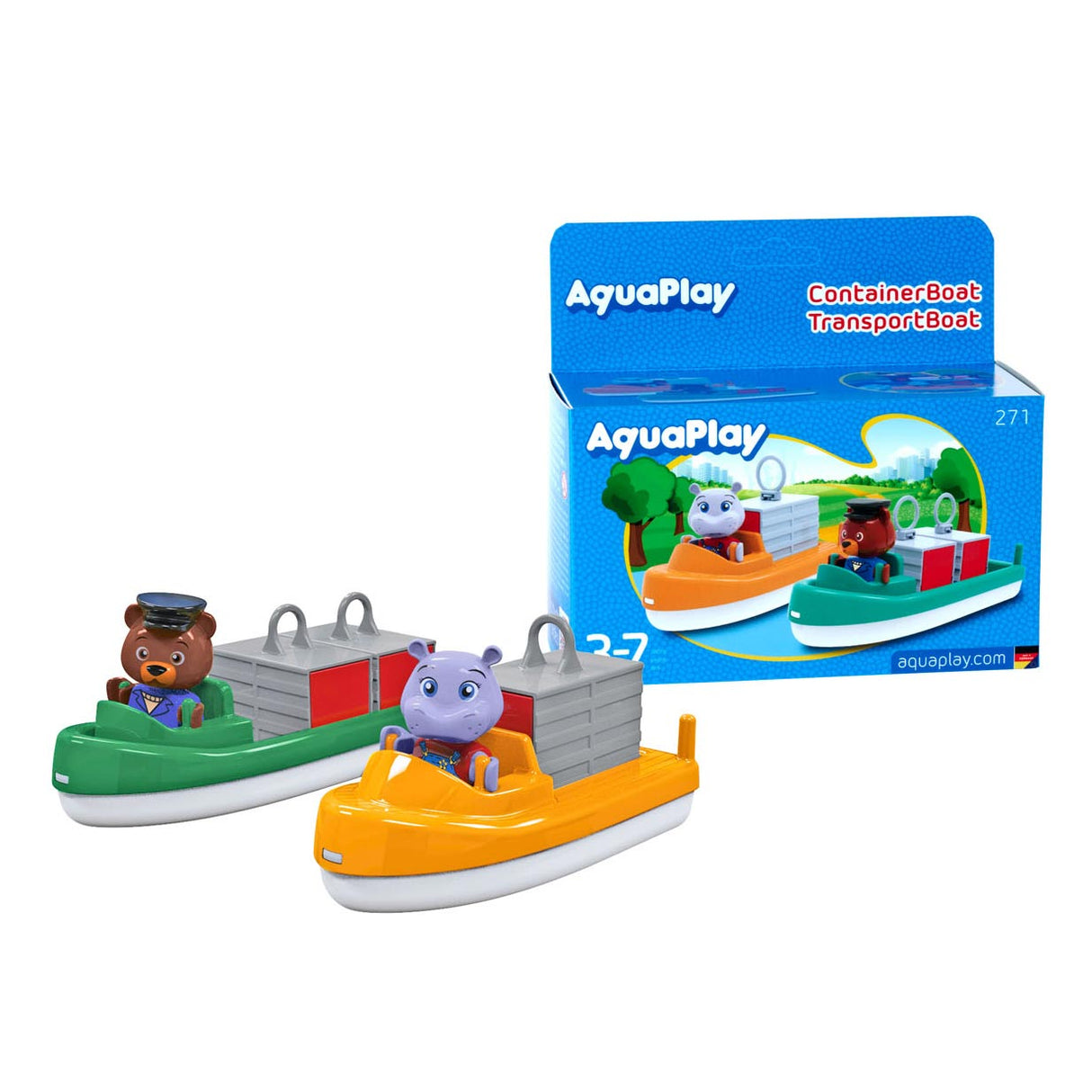 Aquaplay big – Containertransportboot – Wasserbahn-Zubehör
