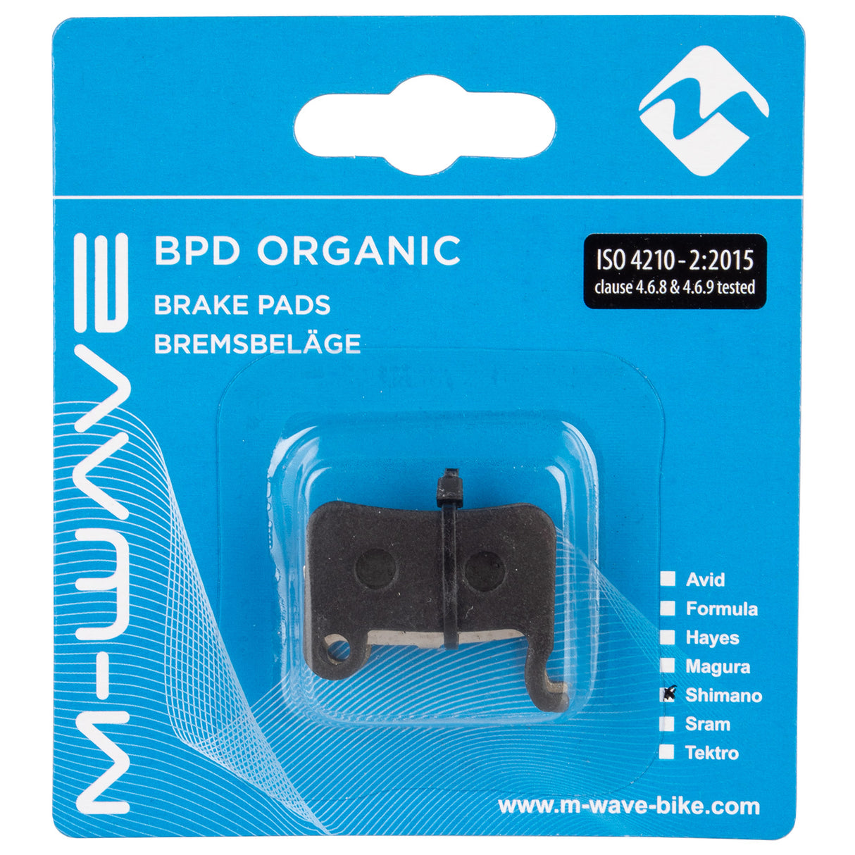 M-Wave BPD Bio-ST1-Bremsbeläge für Scheibenbremse pro Paar