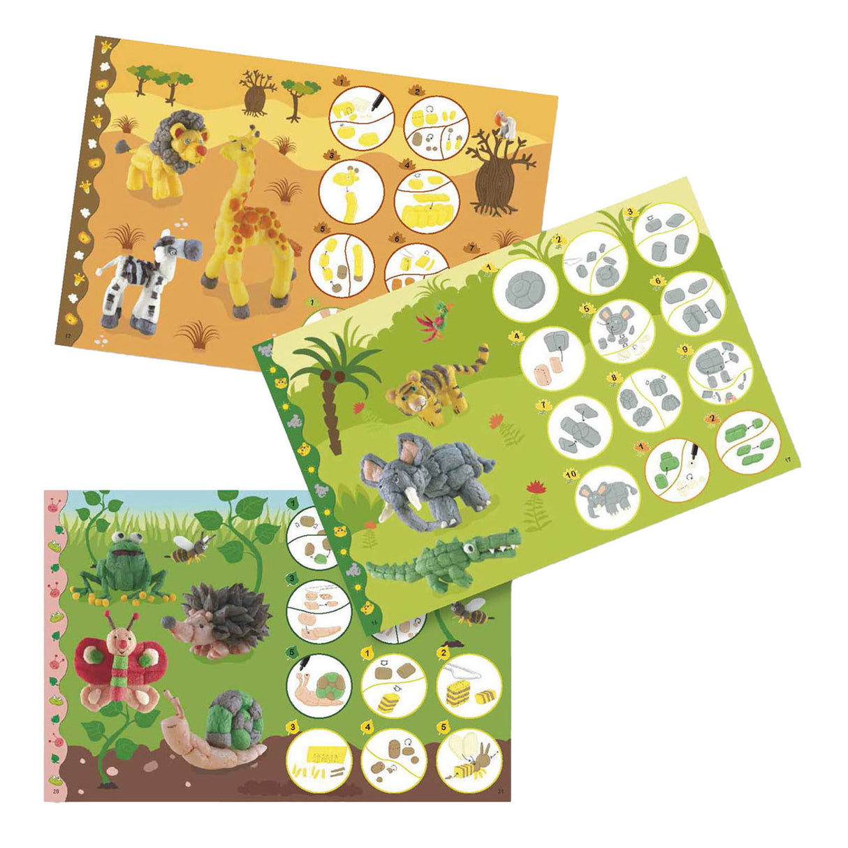 Playmais Musterbuch - Tiere