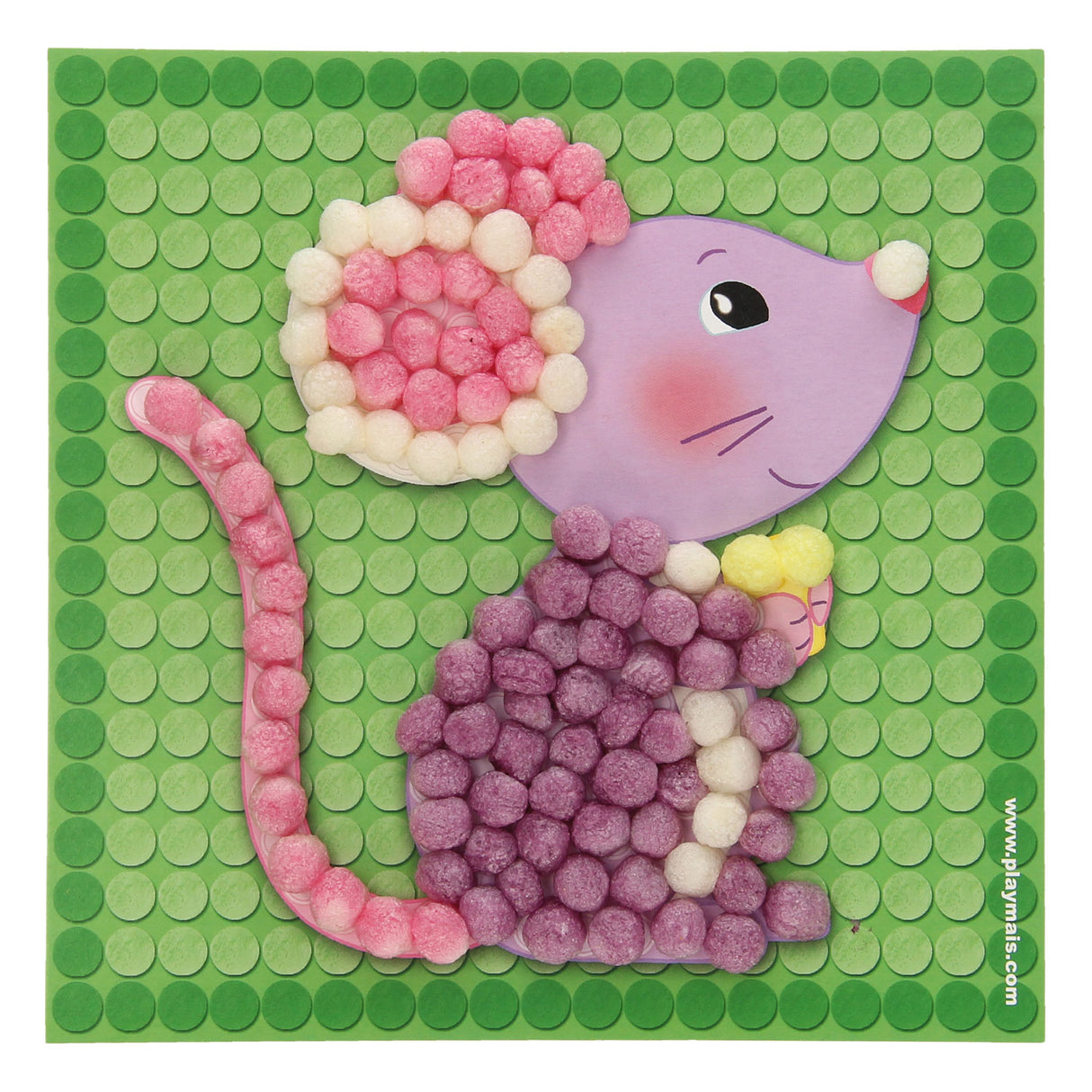 Playmais-Mosaikkarten schmücken kleine Freunde