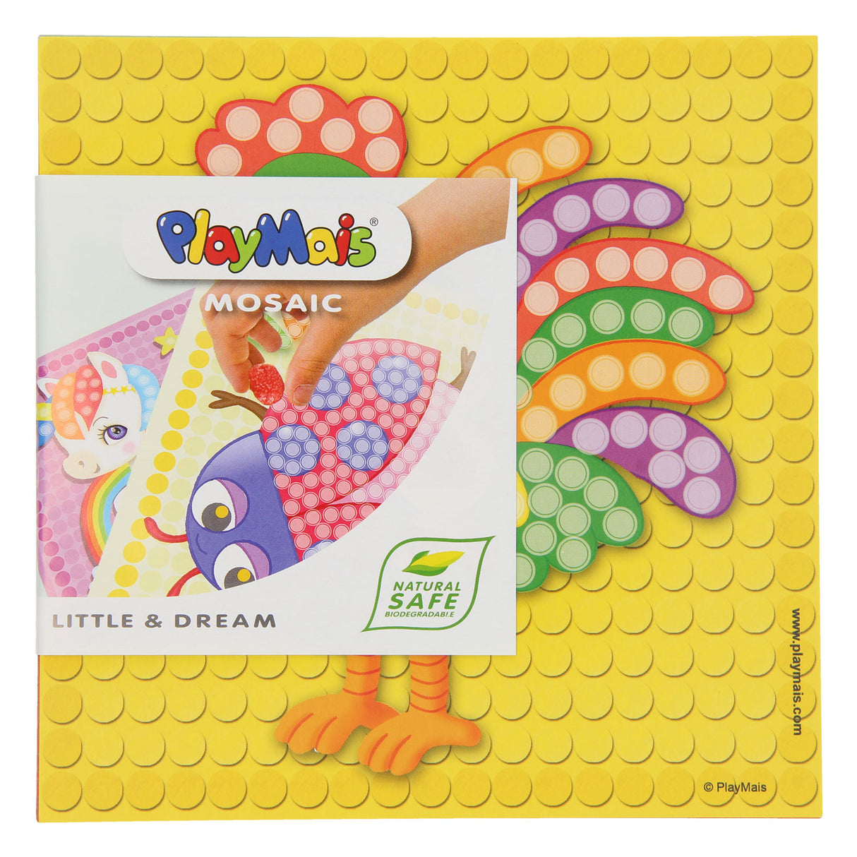Playmais-Mosaikkarten schmücken den Bauernhof