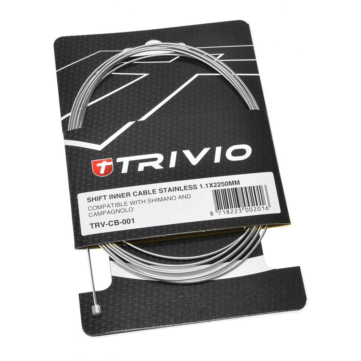 Trivio - Schaltwerkinnenzug Edelstahl 1,1x2250mm - 20 Stk.