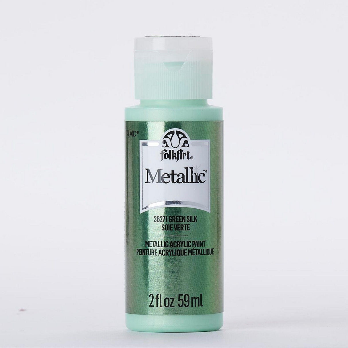 Folkart • Metallic-Acrylfarbe, Seidengrün, 59 ml