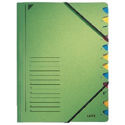Sorteermap leitz groen karton a4