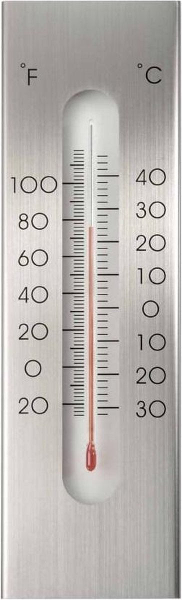 Natur - Wandthermometer - Aluminium - Thermometer