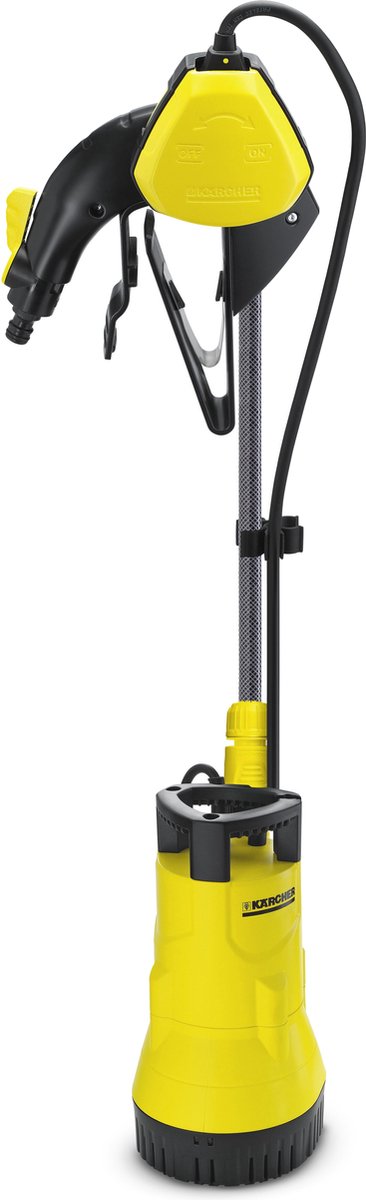 Kärcher BP 1 Fass-Bewässerungspumpe – Regenfasspumpe – Wasserleistung 3.800 l·h – Förderhöhe 11 m – Pumpentiefe 7 m
