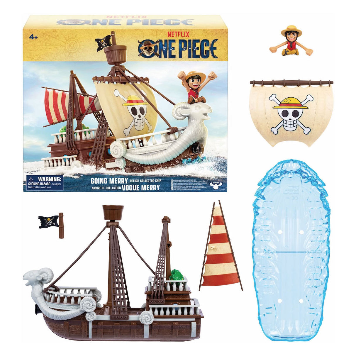 Moose Toys One Piece Going Merry Deluxe Schiff mit Spielfigur