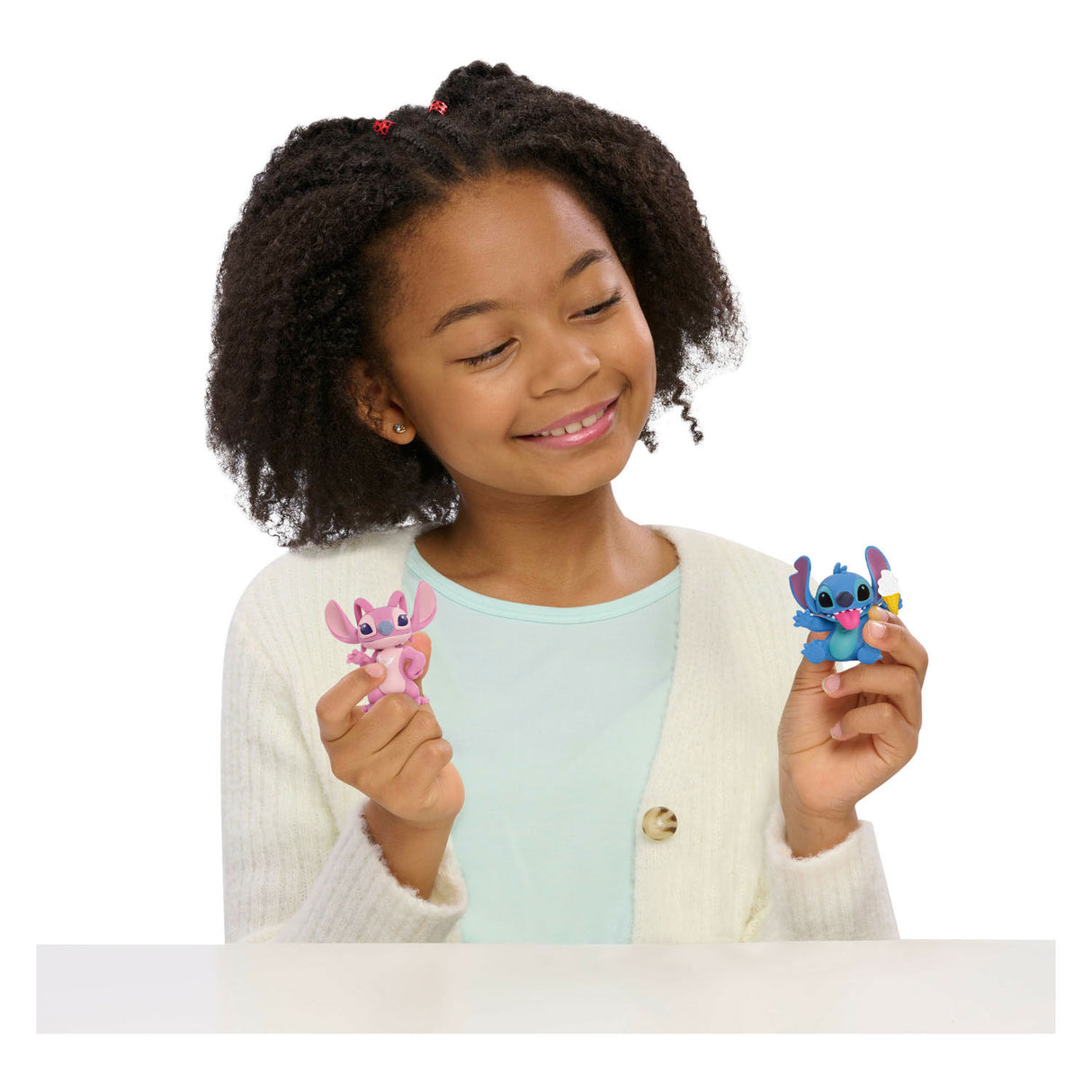 Spectron Stitch-Figuren im 2er-Pack, Engel und Stitch-Eiscreme