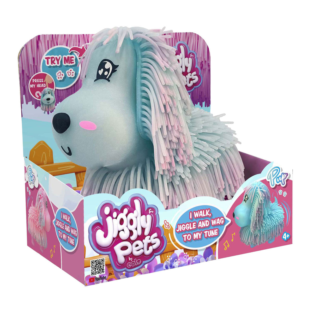 Spectron Jiggly Pets elektronischer Welpe blau
