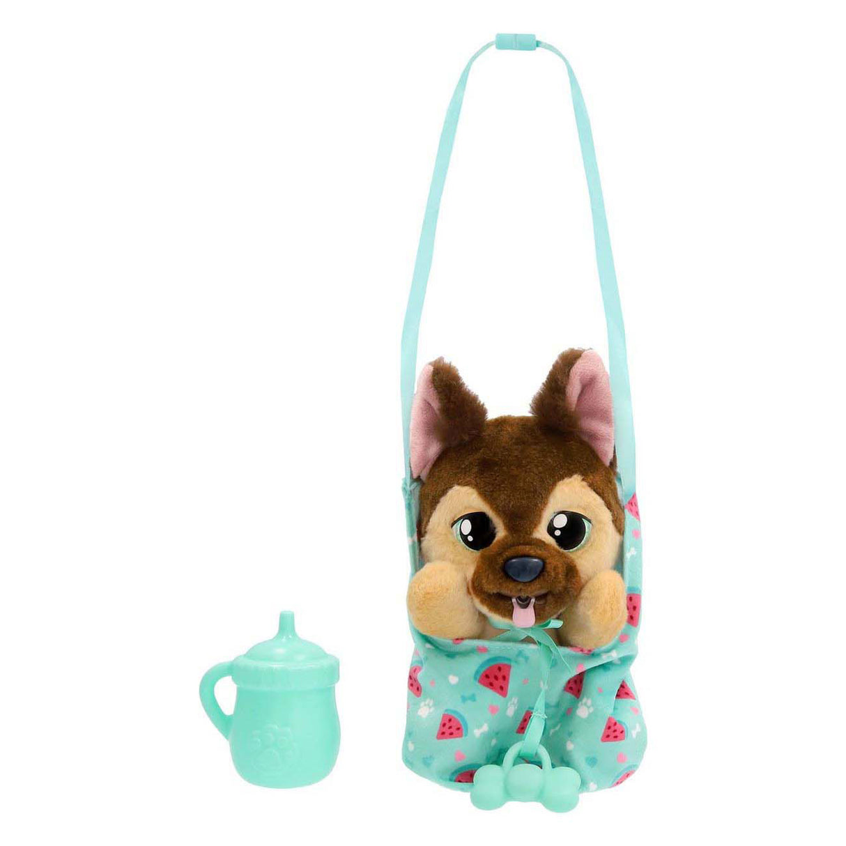 IMC Toys Baby Paws Yummy Deutscher Schäferhund, interaktives Kuscheltier