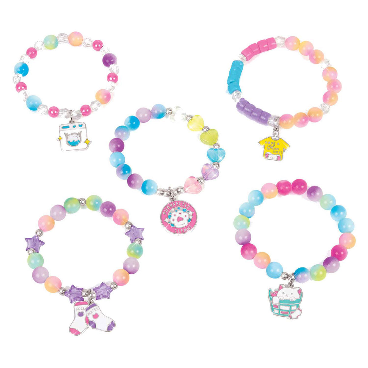 Herstellung schnurrender Spectron-Wash-and-Bead-Armbänder