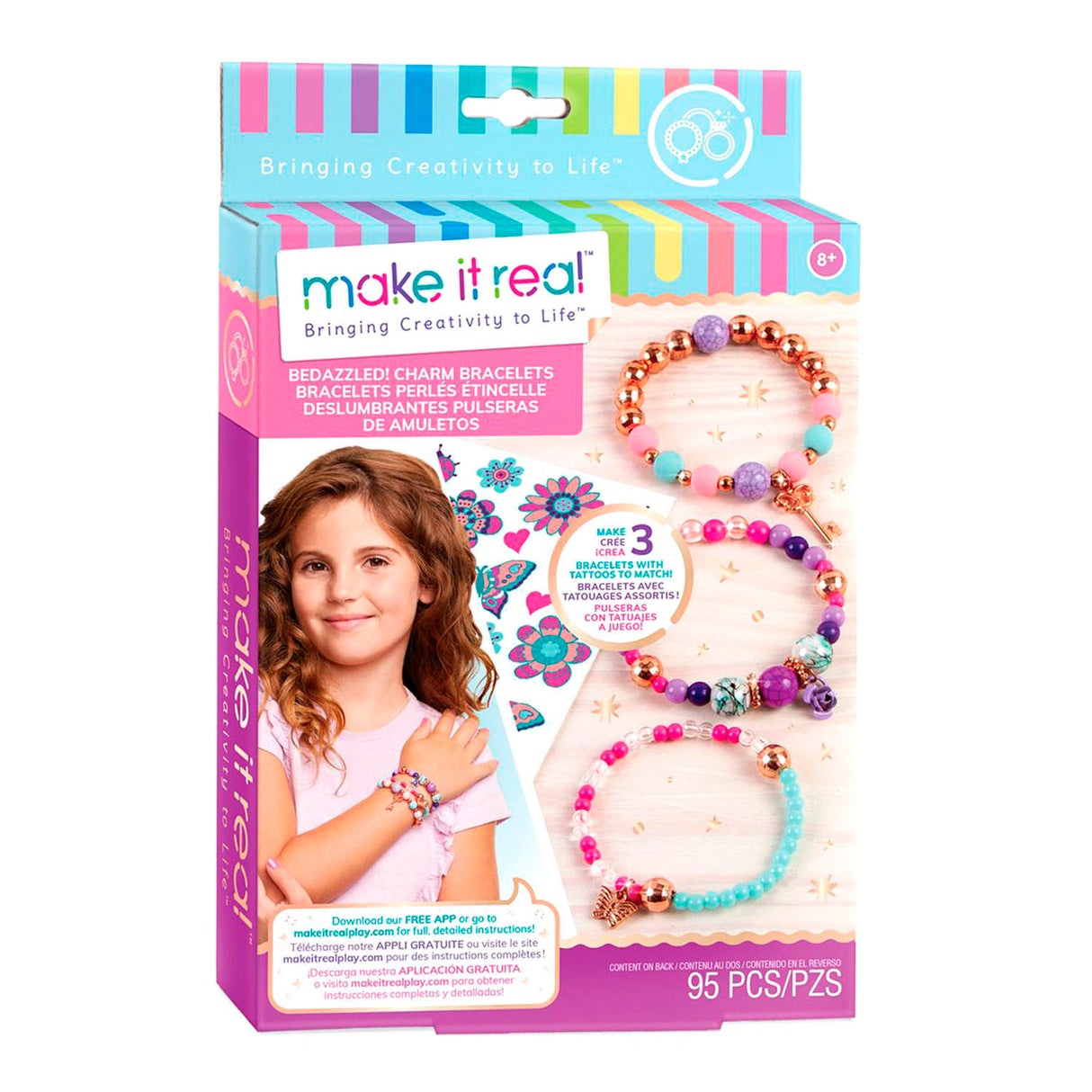 Machen Sie es real - Machen Sie Charmearmbänder