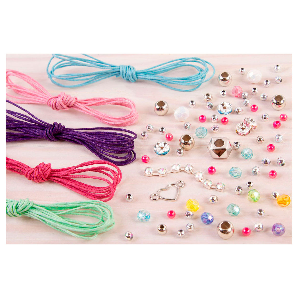 Make it real - diy regenboog sieradenset - maak 5 unieke armbandjes
