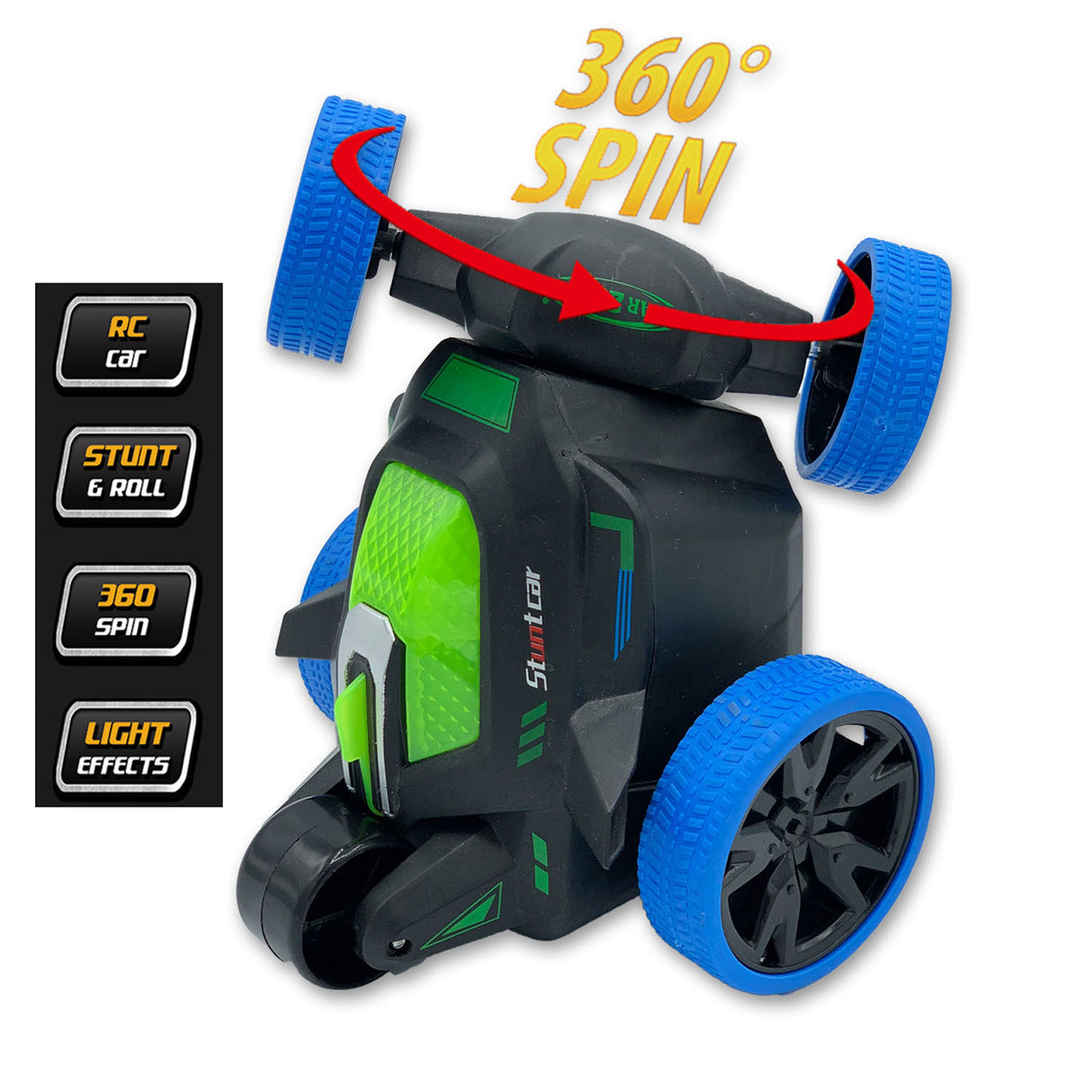 Gear2play RC Stunt Roll Stunt Car Blau – steuerbares Auto