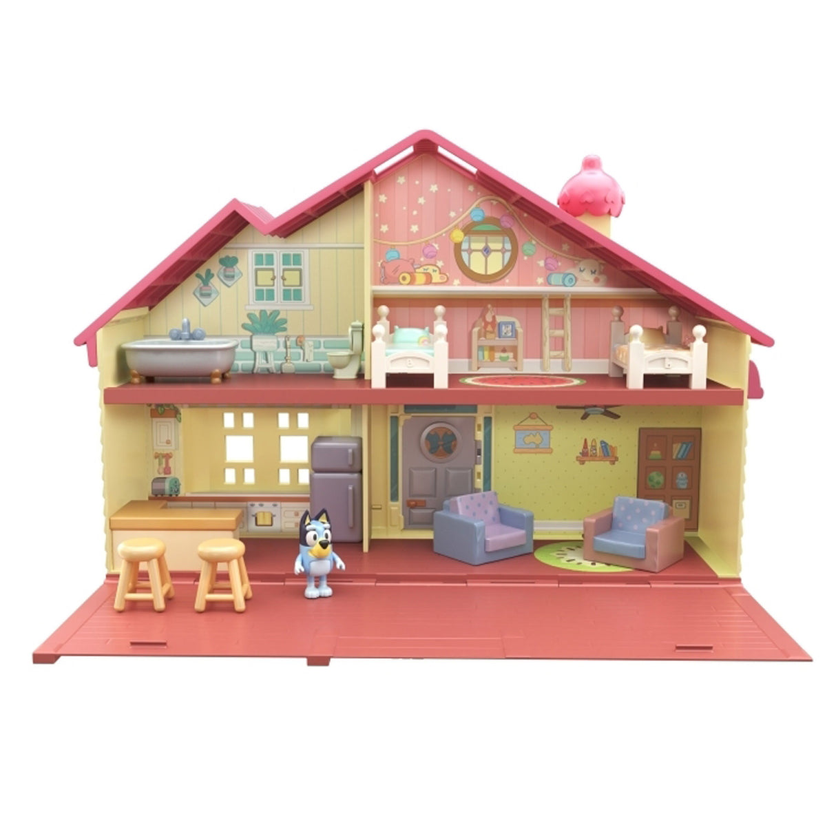 Spectron Bluey Spielhaus mit Zubehör-Spielset