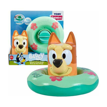 Tomy Bluey Splash und Float Bingo Spielfigur, Badespielzeug