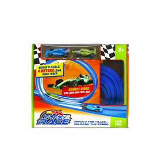 Rapid Wheels Rennbahn – 4 Meter – blau – flexibles Design