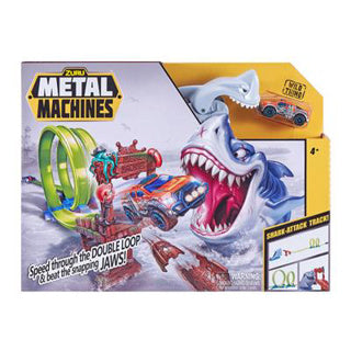 Zuru Metal Machines Shark Attack Rennstrecke mit Druckgussauto
