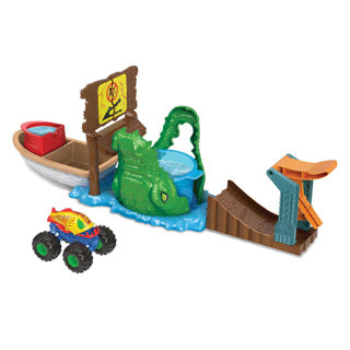 Heiße Räder Größe Sumpf Chomp Playset