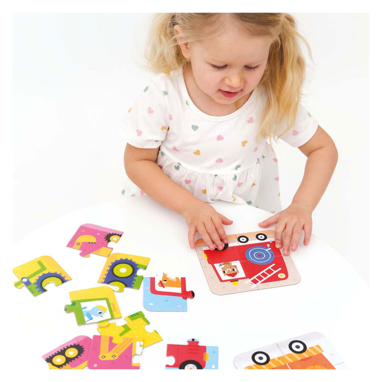 Bananenpanda – Puzzle-Fahrzeuge für unterwegs – 16-tlg.