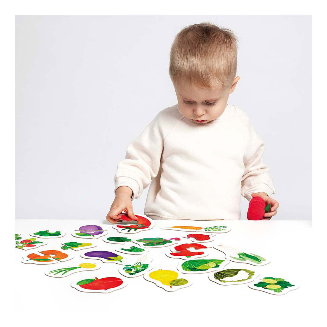 Bananen-Panda – meine ersten Puzzles Obst-Gemüse, 19-tlg.