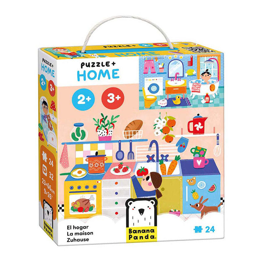 Bananenpanda - Puzzle für zu Hause - 24 Teile.