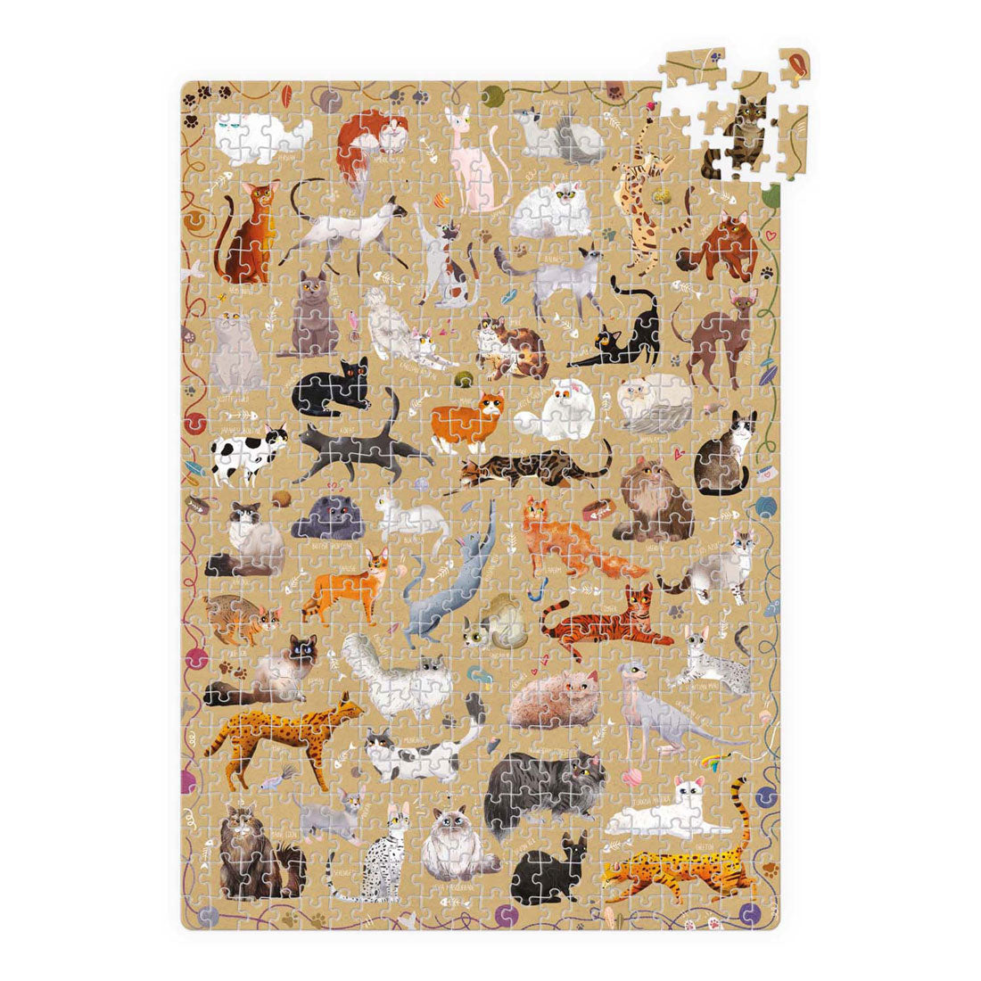 Bananenpanda - puzzlove Katzen - 500 Stk.