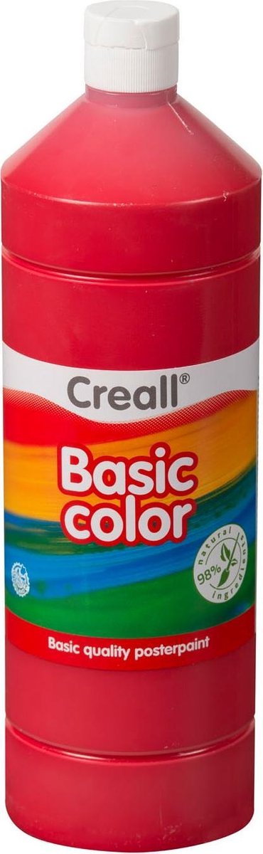 Creall Schulfarbe Hellrot, 1 Liter