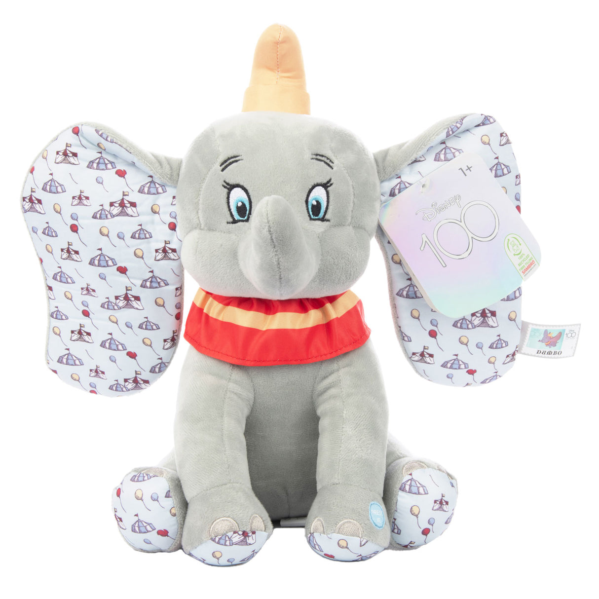 Sambro Disney Kuscheltier Dumbo mit Sound, 30cm