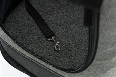 Trixie Hundetasche Timon schwarz grau