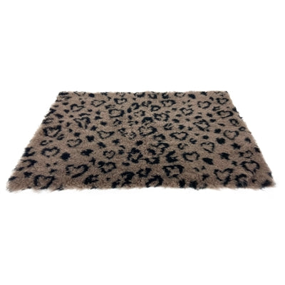 Martin Vetbed Print Leopardenmuster beige schwarz recycelt