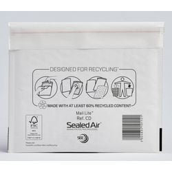Luchtkussenvelop sealed air mail lite lite cd 79 gsm wit 10 stuks