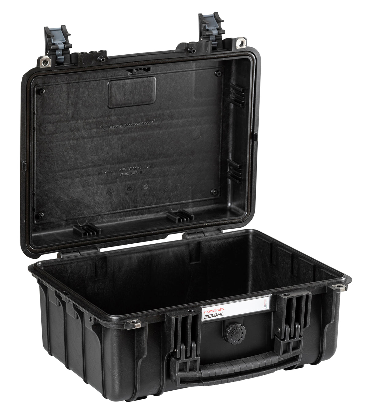 Explorer -Fälle 3818HL Koffer schwarz