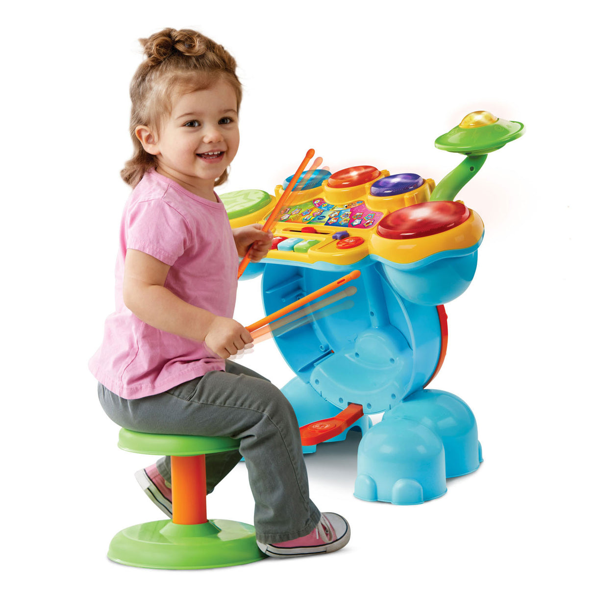 Vtech Leder -Drum Set Junior Blue