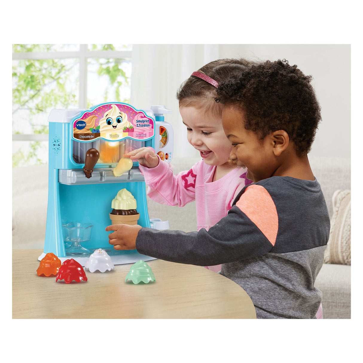 Vtech Gourmet-Eisdiele – Lernspielzeug – regt die Kreativität an – Spielzeug ab 2 Jahren