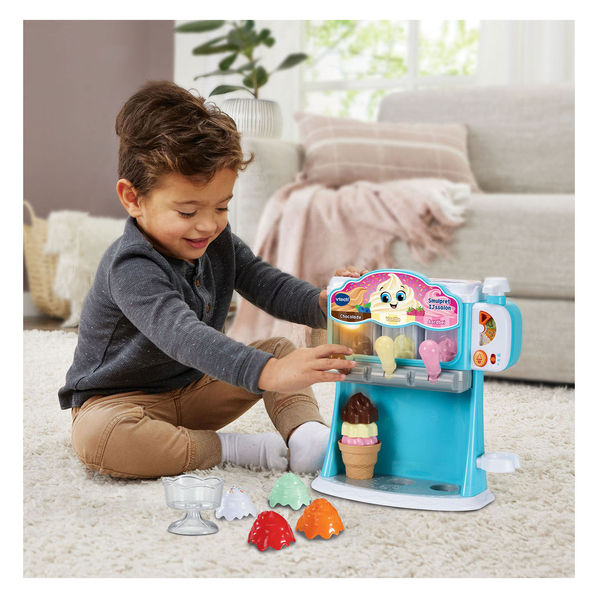 Vtech Gourmet-Eisdiele – Lernspielzeug – regt die Kreativität an – Spielzeug ab 2 Jahren
