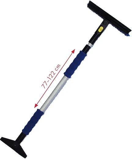 Max4car Schnee-Handfeger Schneebesen Teleskoplänge 71-122 cm