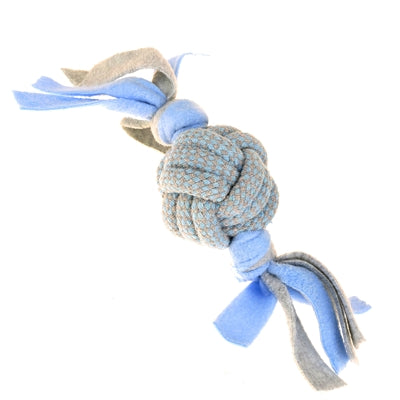 Little Rascals Seil-Ballschlepper mit Fleece, blau