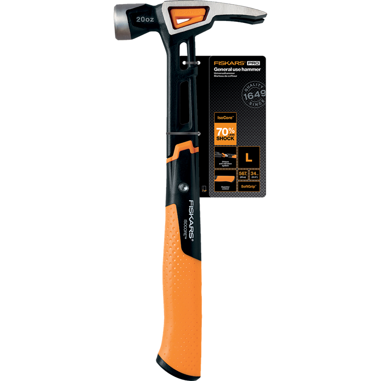 Fiskars Isocore Klauenhammer l
