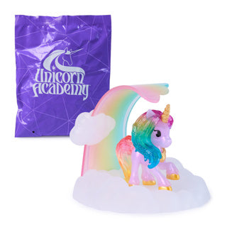 Einhorn-Akademie – Sammel-Einhorn mit magischer Edelstein-Überraschungsfigur – Einhorn-Spielzeug – Spielsets
