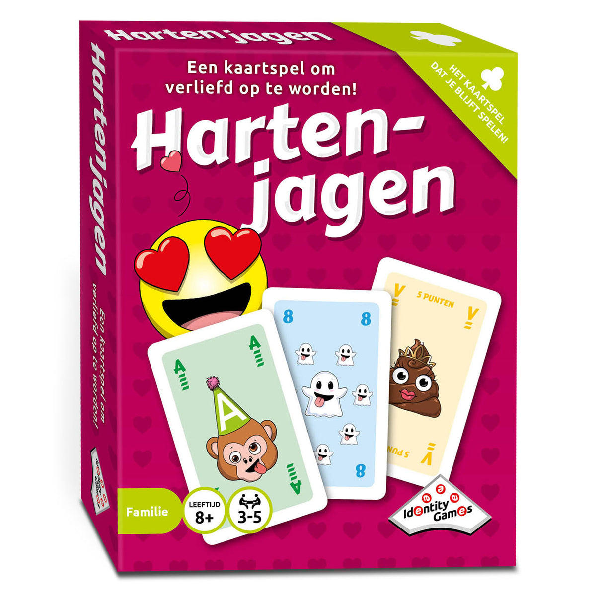 Identitätsspiele, herzjagendes Kartenspiel