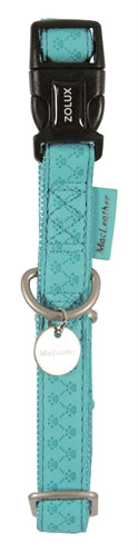 Blaues Macleather-Halsband