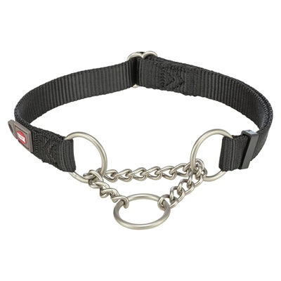 Trixie Kragenhund Premium Halb -Flip -Kragen schwarz