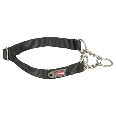Trixie Kragenhund Premium Halb -Flip -Kragen schwarz