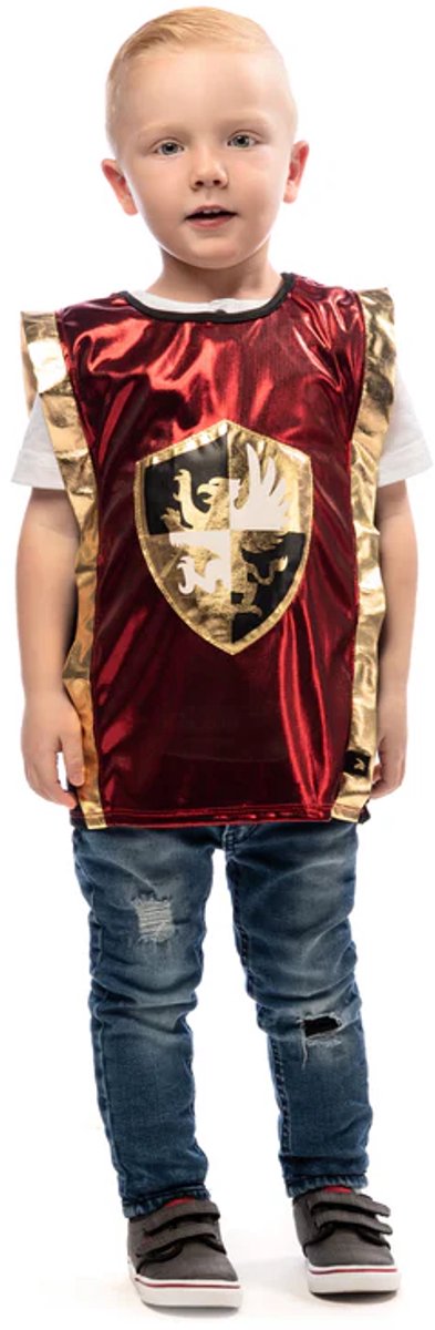 Kleine Abenteuer - Rotes Ritter-Anziehset - Größe L XL (110-134)