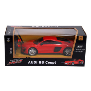 RC Audi R8 Coupé rot im Maßstab 1:24