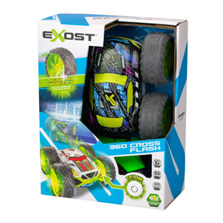 Funkgesteuerter 360-Kreuzblitz exost grün