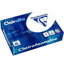 Clairefontaine kopieerpapier clairalfa wit